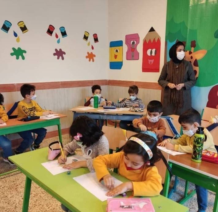 کلاس نقاشی مهد کودک